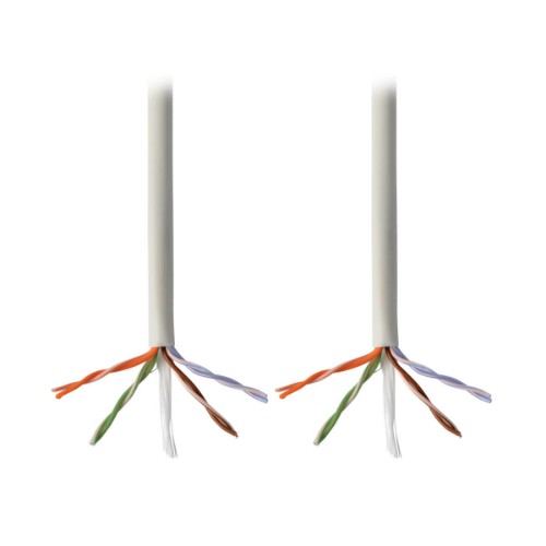 Tripp Lite N024-01K-WH networking cable White 12000" (304.8 m) Cat5e U/UTP (UTP)