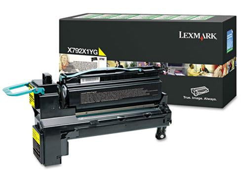 Lexmark X792X1YG toner cartridge 1 pc(s) Original Yellow