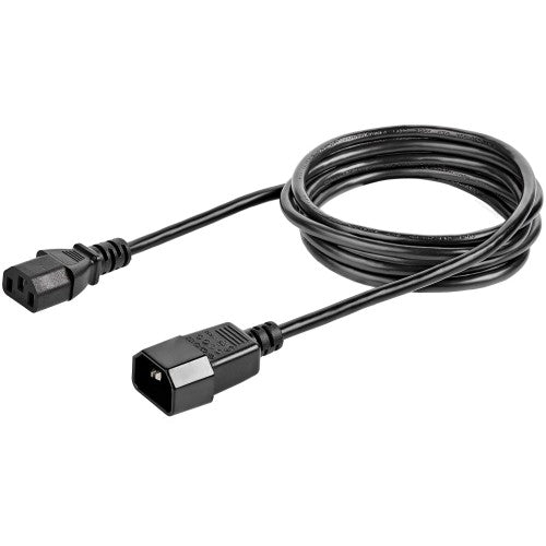 StarTech.com PXT100 power cable Black 70.9" (1.8 m) C14 coupler C13 coupler