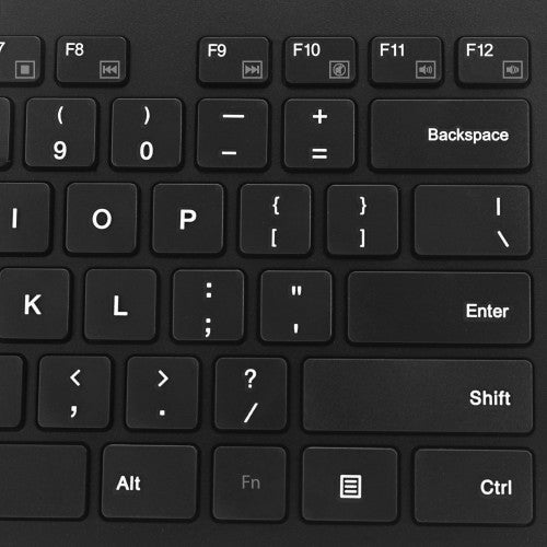 Adesso WKB-5300CB keyboard Mouse included Home/Office RF Wireless QWERTY US English Black