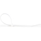 StarTech.com CBMZT8N cable tie Releasable cable tie Nylon, Plastic White 100 pc(s)