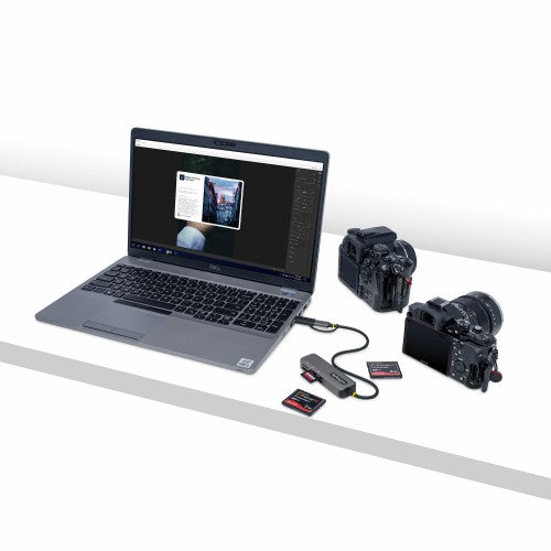 StarTech.com FCREADMICRO3V2 card reader USB 3.2 Gen 1 (3.1 Gen 1) Type-C Gray