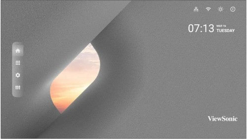 Viewsonic LDM163-182 signage display Digital signage flat panel 163" LED Wi-Fi 600 cd/m² Black Android 9