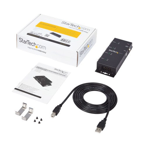 StarTech.com ICUSB2324I interface hub USB 2.0 Type-B Black