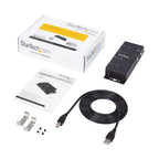 StarTech.com ICUSB2324I interface hub USB 2.0 Type-B Black