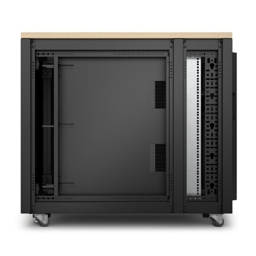 APC AR4017A rack cabinet 17U Freestanding rack Black, Maple color