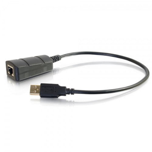 C2G 54284 cable gender changer 2 x RJ-45 USB 2.0 Type-A Black