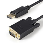 StarTech.com DP2VGAMM3B video cable adapter 35.8" (0.91 m) DisplayPort VGA (D-Sub) Black