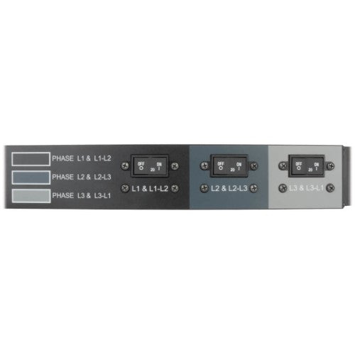 Tripp Lite PDU3V6L2130 power distribution unit (PDU) 48 AC outlet(s) 0U Black