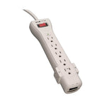 Tripp Lite SUPER6TEL surge protector Beige 7 AC outlet(s) 120 V 70.9" (1.8 m)