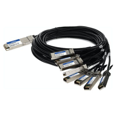 AddOn Networks CAB-O-8S-200G-1M-AO InfiniBand/fibre optic cable 39.4" (1 m) OSFP 8xSFP28 Black, Silver