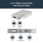 StarTech.com CDPVGDVHDMDP USB graphics adapter 3840 x 2160 pixels Silver