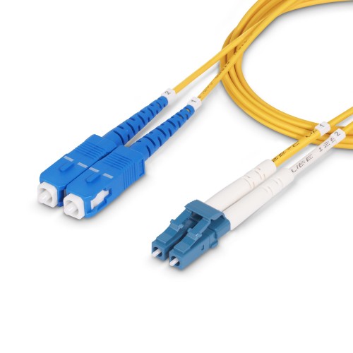 StarTech.com SMLCSC-OS2-15M InfiniBand/fibre optic cable 590.6" (15 m) LC SC Yellow