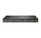 HPE Aruba Networking 6300F 48p 10M/100M/1G Class4 PoE 4p SFP56 50G TAA Managed L3 Gigabit Ethernet (10/100/1000) Power over Ethernet (PoE) 1U