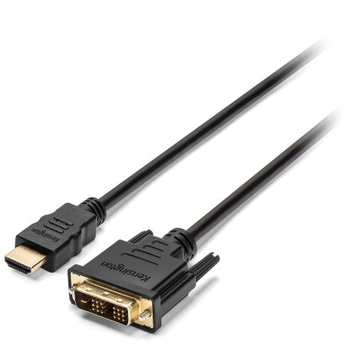 Kensington HDMI (M) to DVI-D (M) Passive Bi-Directional Cable, 6ft