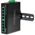 Trendnet TI-PE80 network switch Unmanaged Fast Ethernet (10/100) Power over Ethernet (PoE) Black