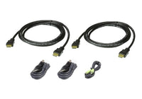 ATEN 2L-7D02UHX5 KVM cable Black 70.9" (1.8 m)