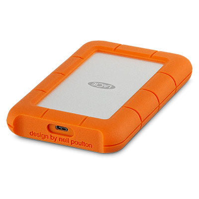 LaCie Rugged USB-C external hard drive 1 TB Orange