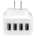 StarTech.com USB4PACWH mobile device charger Universal White AC Indoor