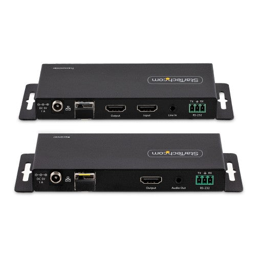 StarTech.com ST121HD20FXA2 AV extender AV transmitter & receiver Black