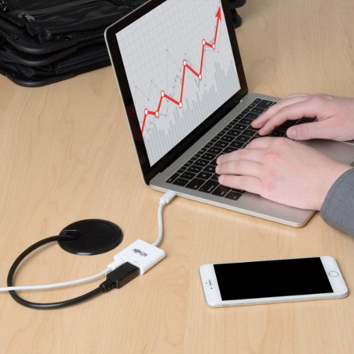 Tripp Lite U444-06N-DP-C USB graphics adapter White