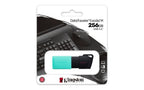 Kingston Technology DataTraveler Exodia M USB flash drive 256 GB USB Type-A 3.2 Gen 1 (3.1 Gen 1) Black, Turquoise