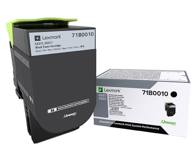 Lexmark 71B0010 toner cartridge 1 pc(s) Original Black