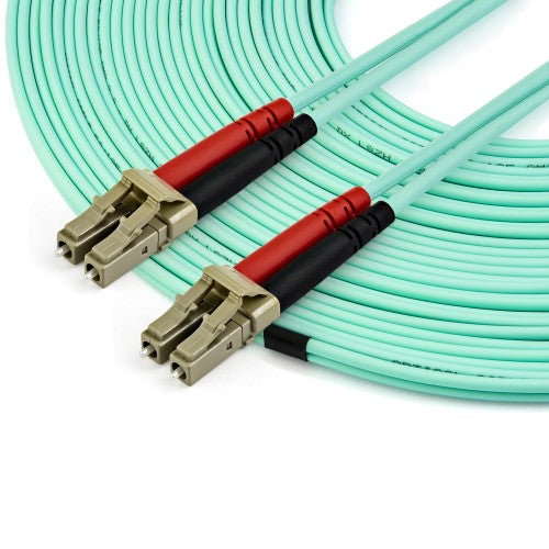 StarTech.com 450FBLCLC15 InfiniBand/fibre optic cable 590.6" (15 m) LC Aqua color