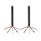 Tripp Lite N024-01K-BK networking cable Black 12000" (304.8 m) Cat5e U/UTP (UTP)