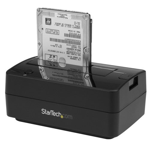 StarTech.com SDOCKU313E storage drive docking station USB 3.2 Gen 2 (3.1 Gen 2) Type-B Black
