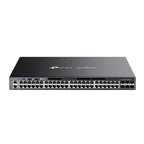 TP-Link Omada SG6654XHP network switch Managed L3 Gigabit Ethernet (10/100/1000) Power over Ethernet (PoE) 1U Black