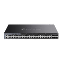 TP-Link Omada SG6654XHP network switch Managed L3 Gigabit Ethernet (10/100/1000) Power over Ethernet (PoE) 1U Black