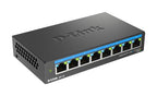 D-Link DMS-108 Unmanaged L2 2.5G Ethernet (100/1000/2500) Black