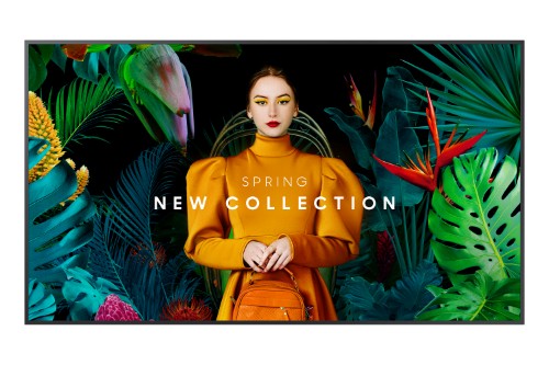 Samsung LH50QHCEBGC Digital signage flat panel 50" Wi-Fi 700 cd/m² 4K Ultra HD Black Built-in processor Tizen 24/7
