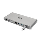 Tripp Lite U442-DOCK4-S laptop dock/port replicator Wired USB 3.2 Gen 2 (3.1 Gen 2) Type-C Silver