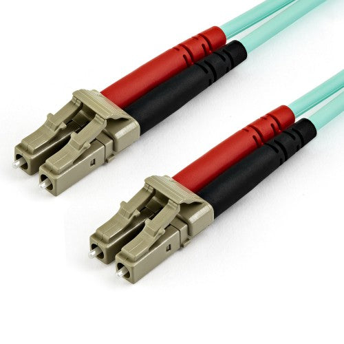 StarTech.com 450FBLCLC10 InfiniBand/fibre optic cable 393.7" (10 m) LC Aqua color