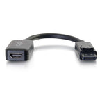 C2G 54322 video cable adapter 7.87" (0.2 m) DisplayPort HDMI Black