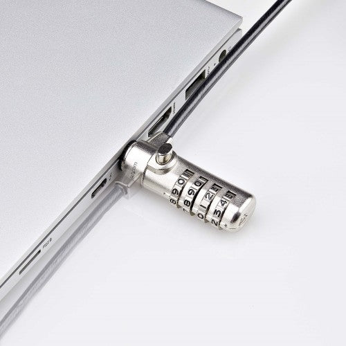 StarTech.com SNANOC4D-LAPTOP-LOCK cable lock Black, Silver 78.7" (2 m)