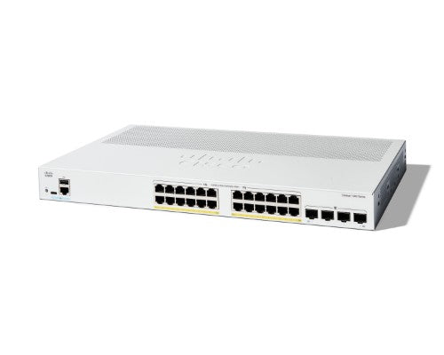 Cisco Catalyst 1200 Managed L2 Gigabit Ethernet (10/100/1000) Power over Ethernet (PoE) 1U White