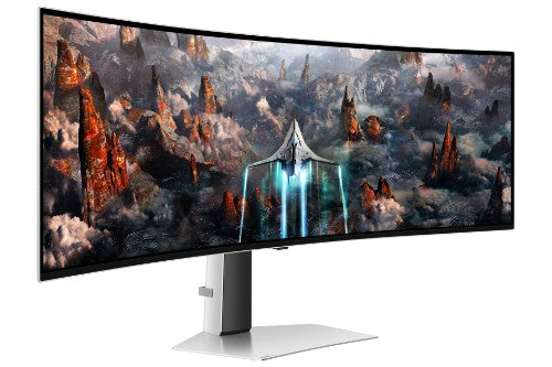 Samsung LS49CG932SNXZA computer monitor 49" 5120 x 1440 pixels Dual QHD OLED Silver