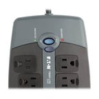 Tripp Lite TLP1008TELTV surge protector Black 10 AC outlet(s) 120 V 94.5" (2.4 m)