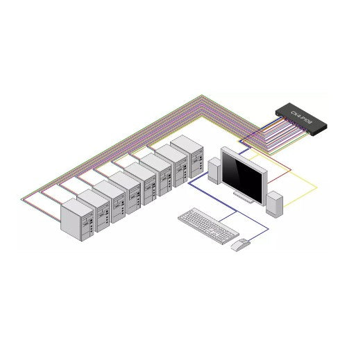 StarTech.com CK4-P108 KVM switch Black