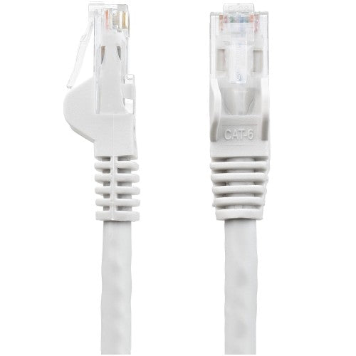 StarTech.com N6PATCH50WH networking cable White 598.4" (15.2 m) Cat6 U/UTP (UTP)