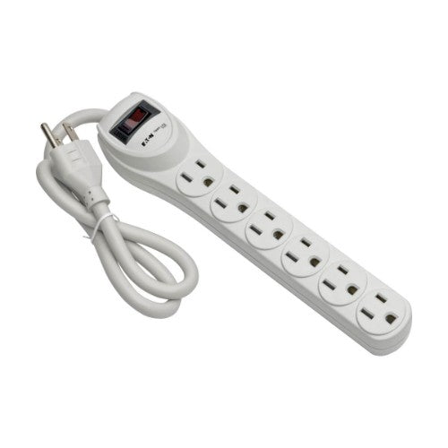 Tripp Lite TLP602 surge protector Gray 6 AC outlet(s) 120 V 24" (0.61 m)