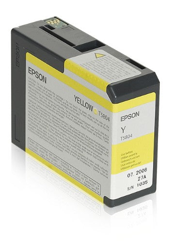 Epson T580400 ink cartridge 1 pc(s) Original Yellow