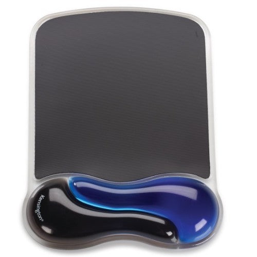 Kensington Duo Gel Mouse Pad Wrist Rest — Blue