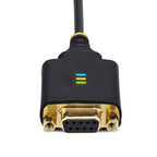 StarTech.com 1P1FFCN-USB-SERIAL serial cable Black 11.8" (0.3 m) USB Type-A DB-9