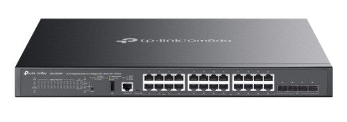 TP-Link SG5428XMPP network switch Managed L3 Gigabit Ethernet (10/100/1000) Power over Ethernet (PoE) Black