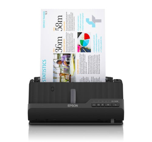 Epson ES-C320W ADF + Sheet-fed scaner 600 x 600 DPI A4 Black