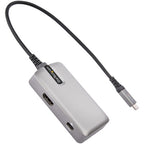 StarTech.com DKT31CHPD3 laptop dock/port replicator Wired USB 3.2 Gen 2 (3.1 Gen 2) Type-C Gray